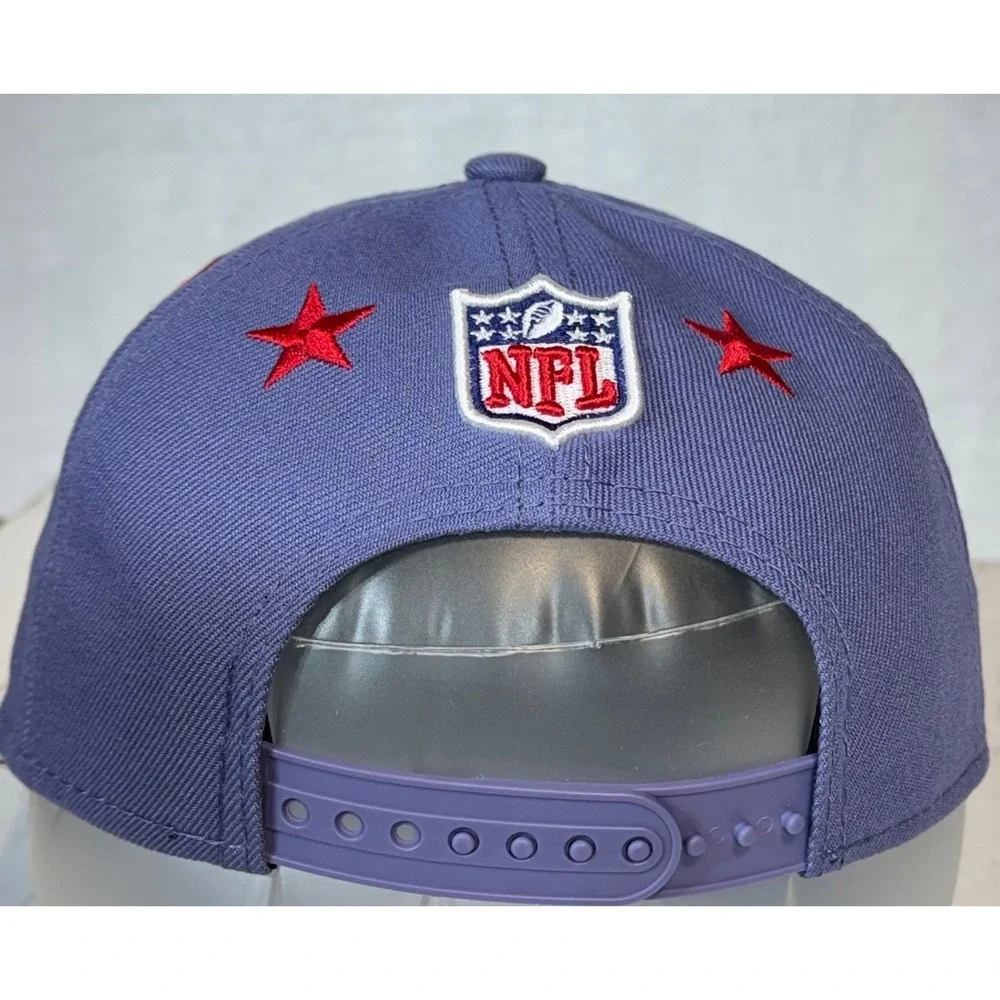 New Era New England Patriots Hat Youth Purple 9FORTY Snapback Star Rope NFL